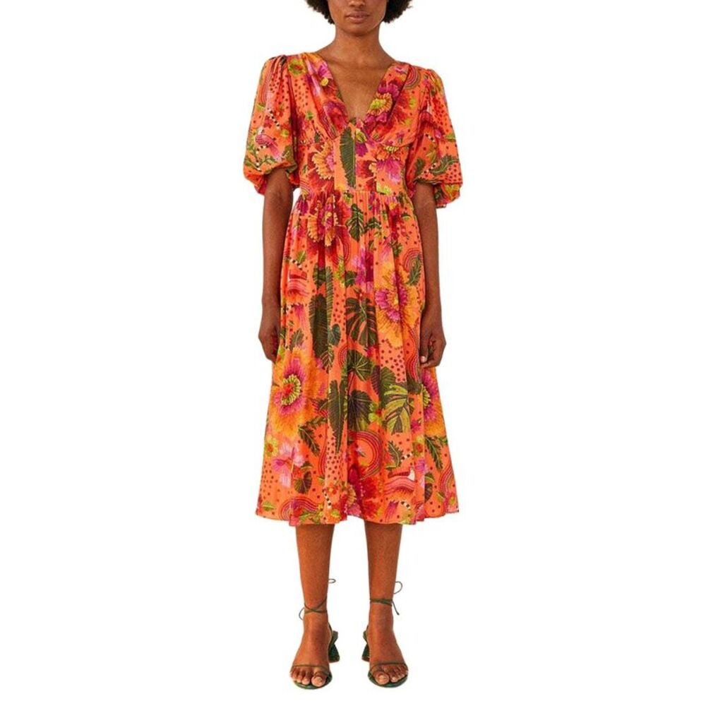 Farm Rio Womens Midi Dress